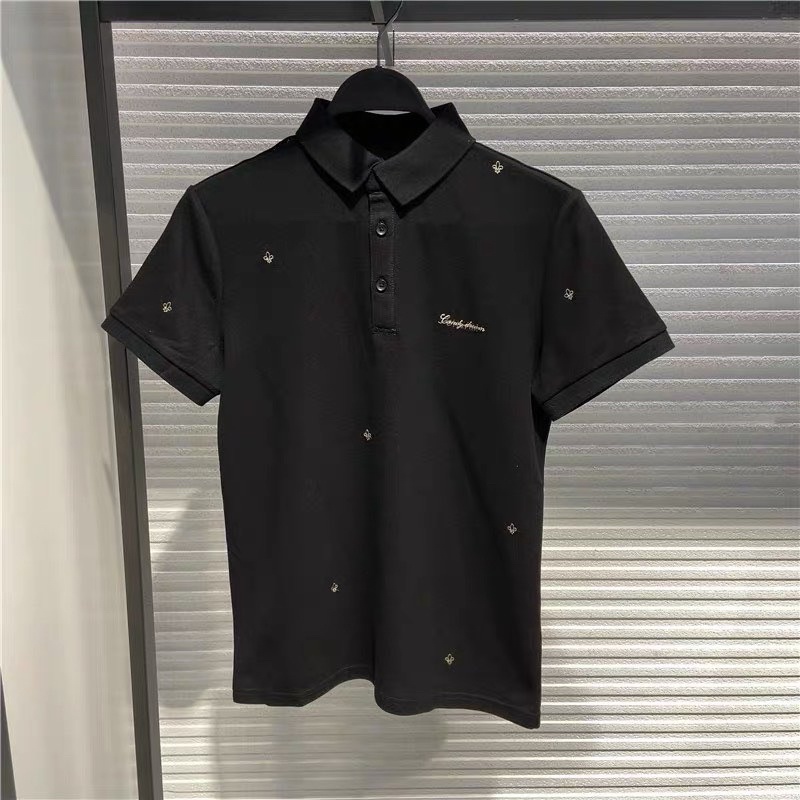 BÁN SỈ ÁO NAM CỔ ĐỨC 3 MÀU ĐEN TRẮNG GHI- Mẫu mới về | BigBuy360 - bigbuy360.vn