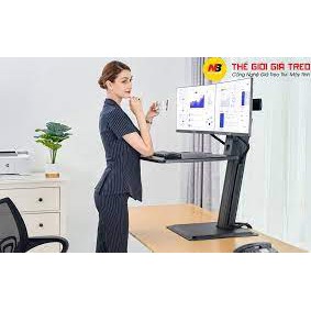 Giá Treo Màn Hình Máy Tính Để Bàn NB - S100 -  -  Nâng Lên Hạ Xuống Tự Động