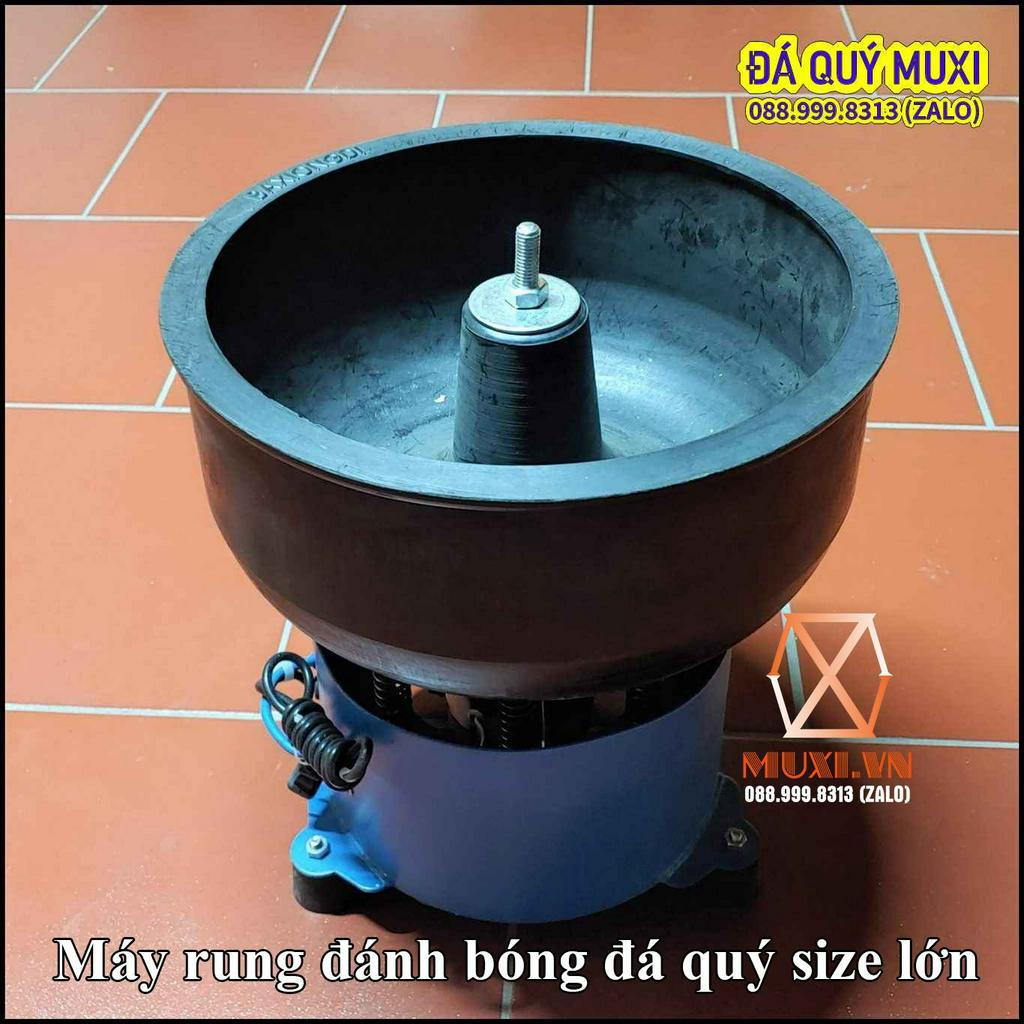 Máy rung bóng Size lớn đánh bóng Công nghiệp Đá quý, Kim loại, Trầm hương, Ngọc trai - Công suất cao, tuần hoàn khỏe