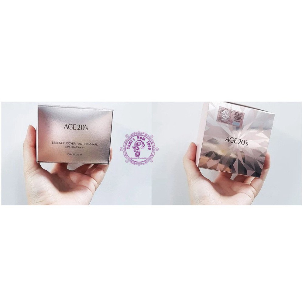 Phấn Nền Lạnh Kim Cương AGE20's Essence Cover Pact DIAMOND White