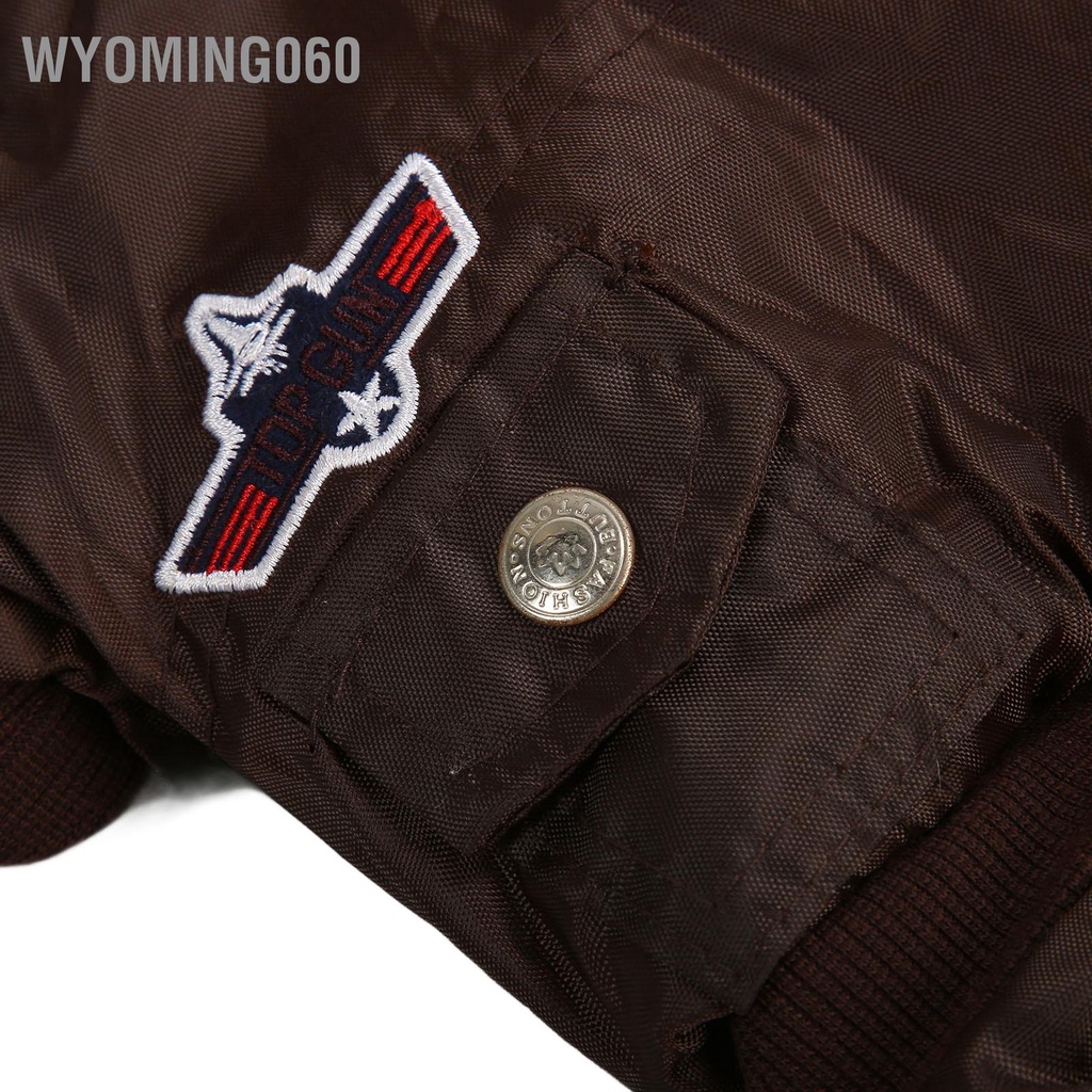 [Hàng Sẵn] Áo khoác cho chó có đệm bông và Polyester Ấm áp  mềm mại thoải mái thú cưng mùa thu đông vừa nhỏ 【Wyoming060】