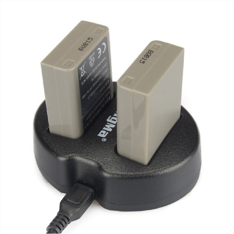 Combo pin sạc máy ảnh Kingma cho Olympus BLN-1