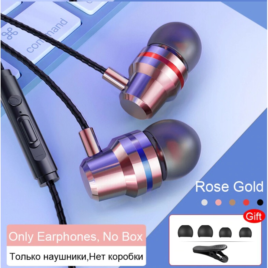 Tai Nghe Nhét Tai Có Mic Stereo EV2019 Cho Điện Thoại, Máy Tính - Giá Tốt