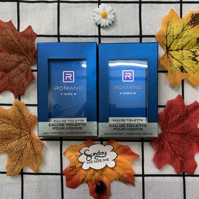 Nước hoa nam bỏ túi Romano 18ml (4 mùi hương) | BigBuy360 - bigbuy360.vn