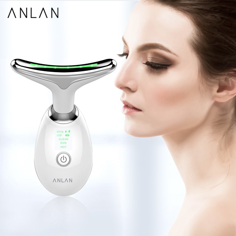 Thiết bị làm đẹp cổ ANLAN loại bỏ nếp nhăn làm săn chắc vùng da quanh cổ hiệu quả tiện lợi