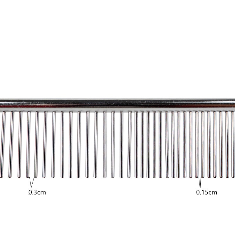 Lược Inox Chải Lông Cho Chó Mèo Lông Dài - Giúp Gỡ Rối Lông Cho Thú Cưng