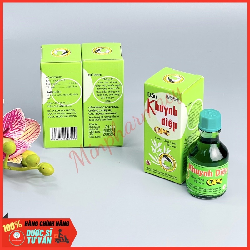 Dầu Khuynh Diệp OPC Chai 15ml - Minpharmacy