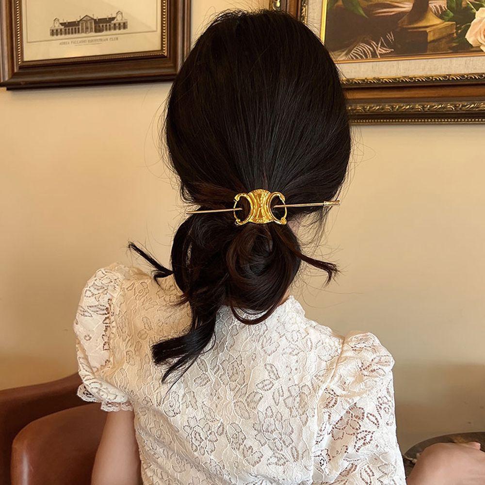 BACK2LIFE Trâm Cài Tóc Kim Loại Màu Sắc Thanh Lịch Cho Cô Dâu