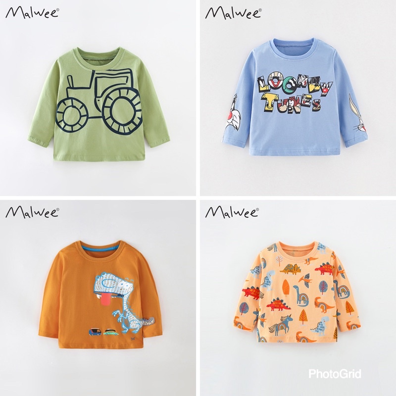 Áo thun dài tay Malwee bé trai