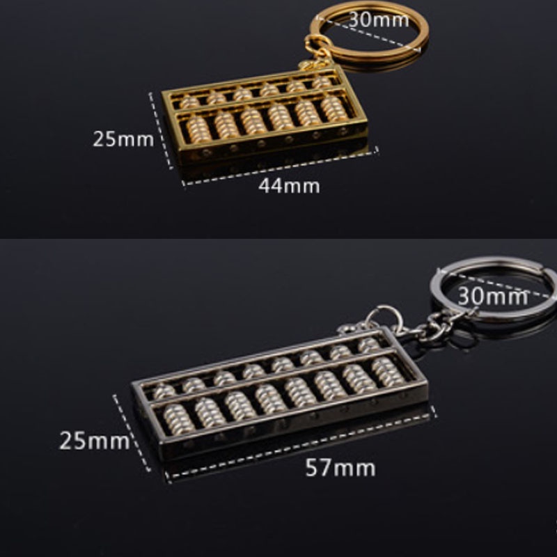 Abacus Móc Khóa Hình Bàn Tính Sáng Tạo