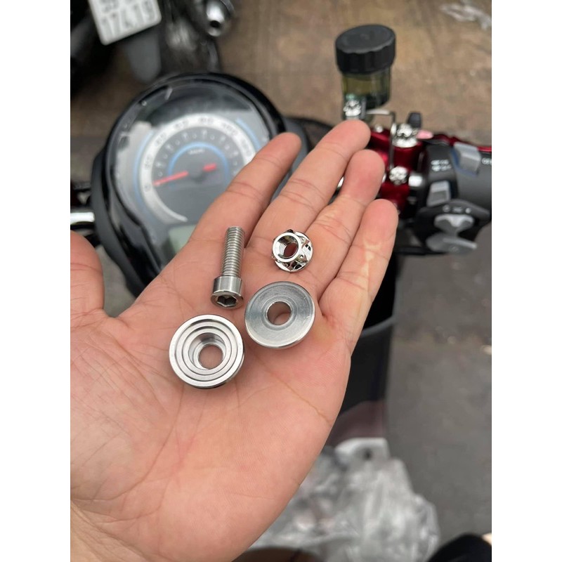 Cục Treo Bô inox gắn cho các xe Wave Lớn
