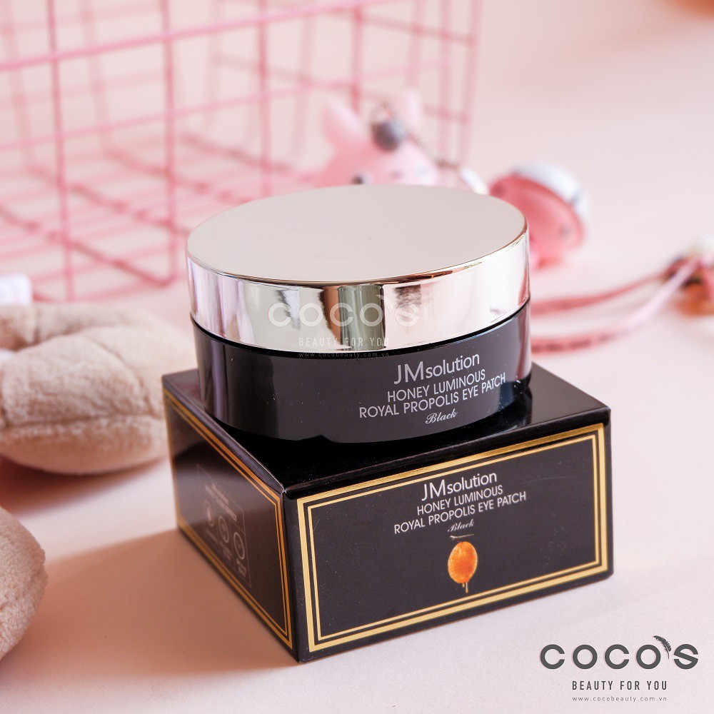  Mặt nạ mắt JM solution Honey Luminous Royal Propolis Eye Patch Black 90g - Hộp Đen (Mật Ong) | BigBuy360 - bigbuy360.vn