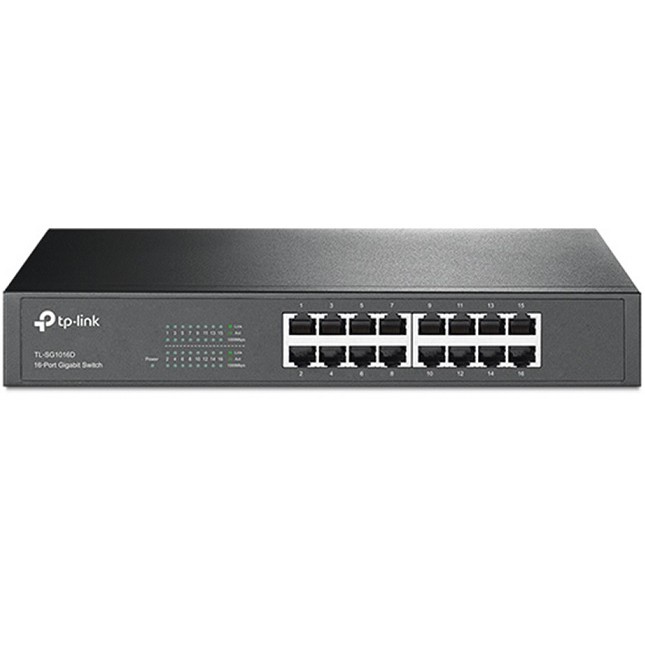 Cổng Chia Mạng 16 Port Gigabit TPLink TL-SG1016D Vỏ Kim Loại , Hàng Mới Chính Hãng BH24T