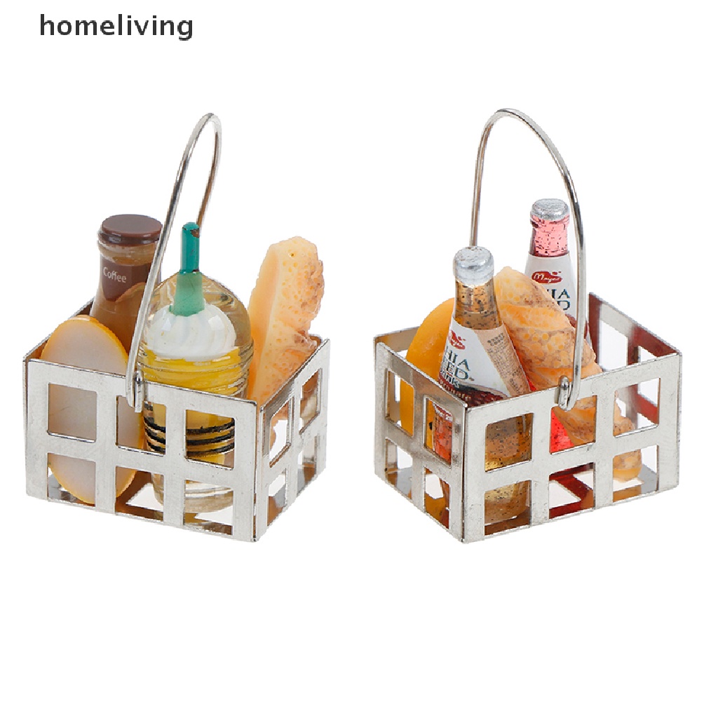 Giỏ Bánh Mì mini Tỉ Lệ 1: 12 Trang Trí Nhà Búp Bê