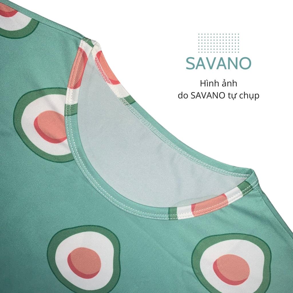 Bộ mặc nhà nữ mùa hè cotton cao cấp SAVANO mã VA36 | BigBuy360 - bigbuy360.vn