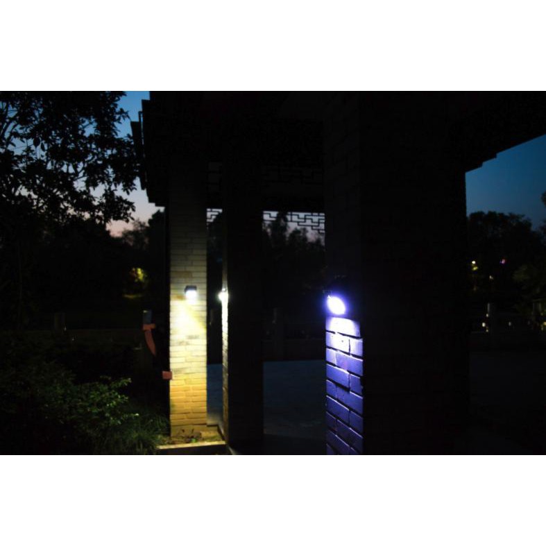 [Euro Quality] Đèn led trang trí cảm biến năng lượng mặt trời 20 LED, gắng tường, trang trí vườn nhà