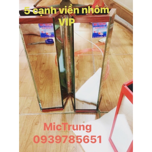 KÍNH KÈ CÁ LA HÁN 5 CẠNH NHIỀU KÍCH THƯỚC HÀNG CHUẨN, TRONG, SIÊU RÕ NÉT