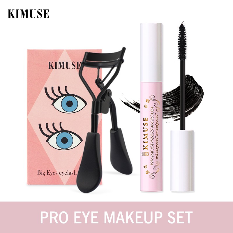 Bộ mascara và kẹp lông mi Kimuse trang điểm mắt quyến rũ 120g