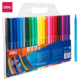 Bút dạ màu deli-bút lông màu dầu 12/18/24 màu37170