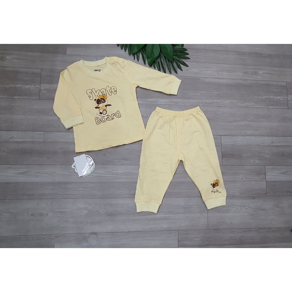 Dokma _Bộ cài vai dài tay mỏng bé trai/bé gái