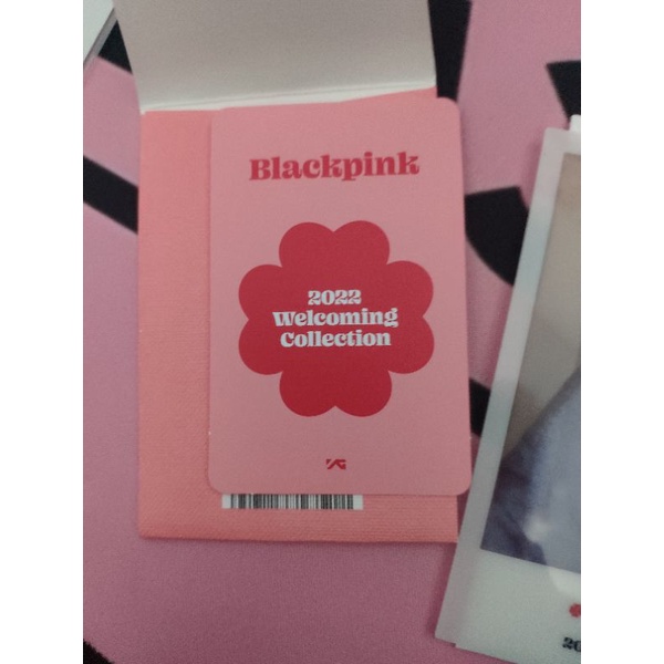 Photo card pre-order BlackPink welcoming 2022 official