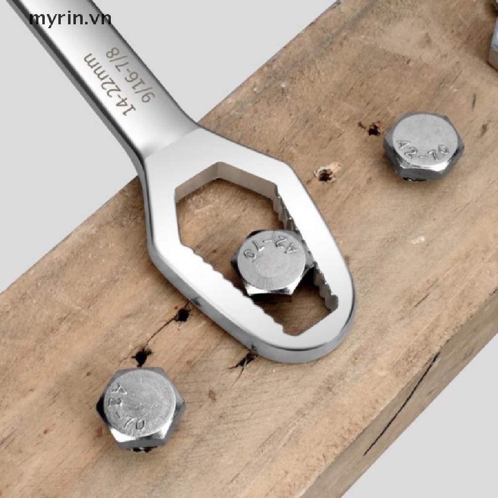 Cờ Lê Cr Vandium Hai Đầu Tự Định Vị Đa Năng 8mm-22mm