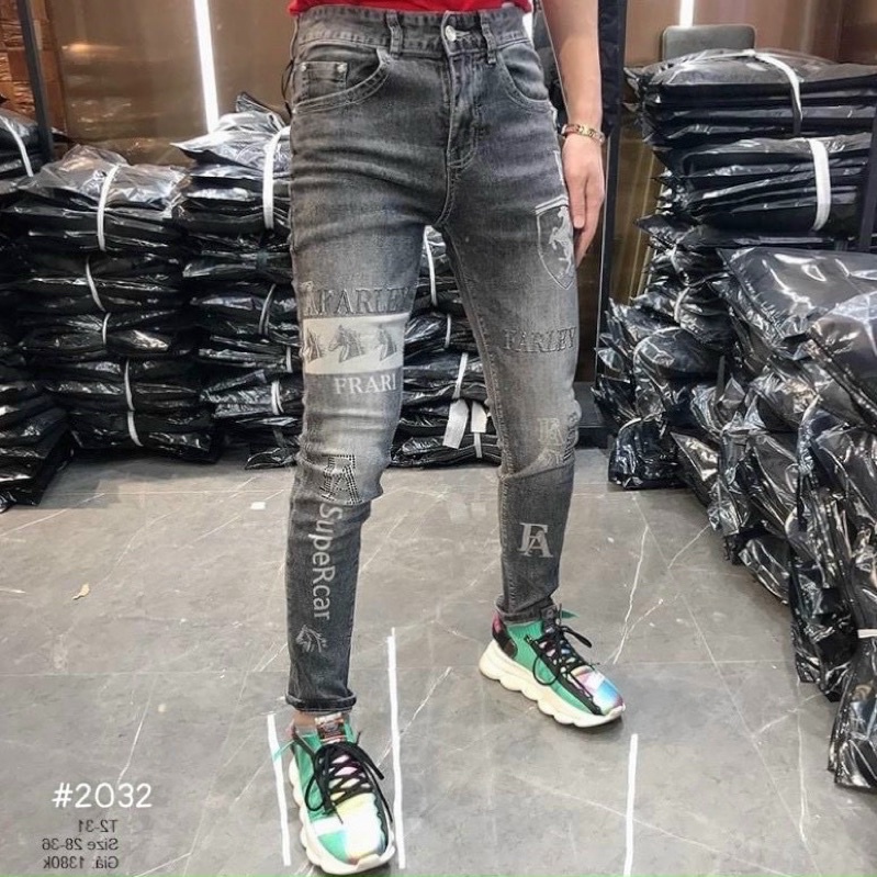 Quần jean nam XuBi thêu cao cấp | BigBuy360 - bigbuy360.vn