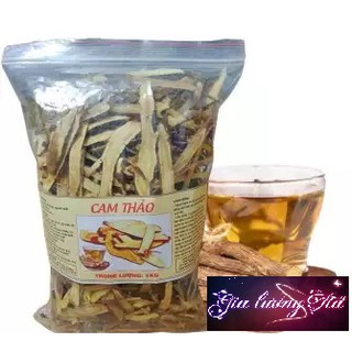 Cam thảo Khô thái sẵn Loại 1 của " Gia Lương tích thiện đường " 100g/ túi giá 20.000