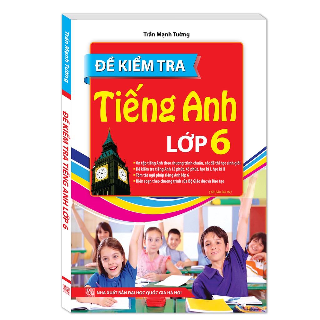 Sách - Đề kiểm tra tiếng Anh lớp 6