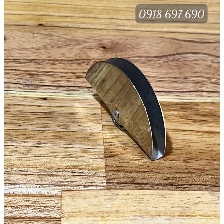 Bộ 4 bánh xe inox mặt trăng cao cấp tủ lùa kính 3/5mm
