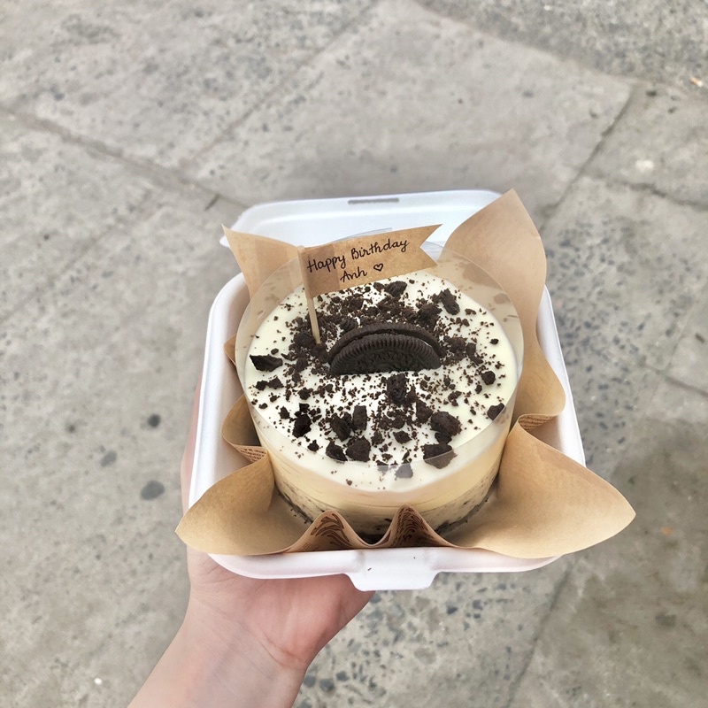 BÁNH KEM OREO CHEESE CAKE SIZE 10CM