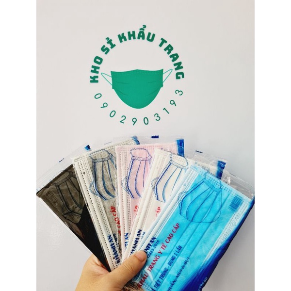 [Giá Sỉ] Hộp 50 cái khẩu trang y tế Khánh An 4 lớp tiệt trùng