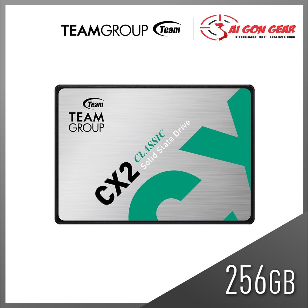 Ổ cứng SSD TEAM GROUP CX2 256GB 2.5Inch SATA III thumbnail