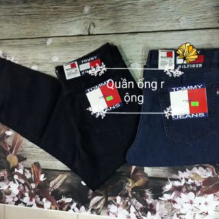 Quần jeans nam ống rộng .lưng cao