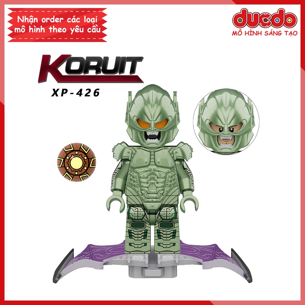 Minifigures nhân vật Spider Man người nhện không còn nhà - Đồ chơi Lắp ghép Xếp hình Mini Iron Man Mô hình KORUIT KT1055