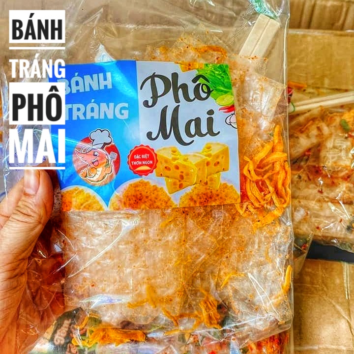 Bánh Tráng Phô Mai Mix Khô Gà