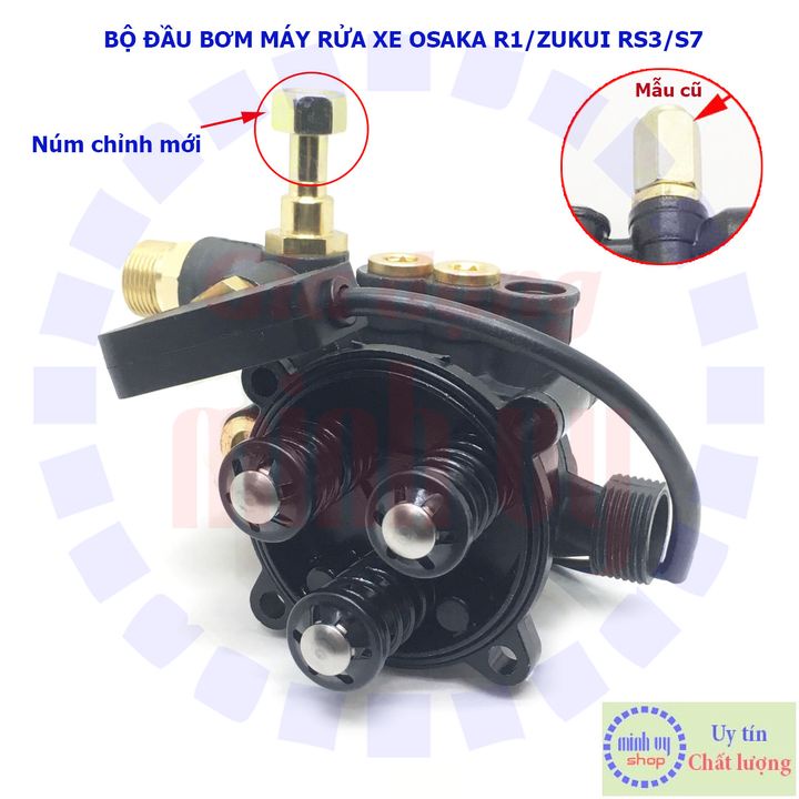 Bộ đầu bơm dùng cho máy rửa xe chỉnh áp Zukui RS3 /Osaka R1