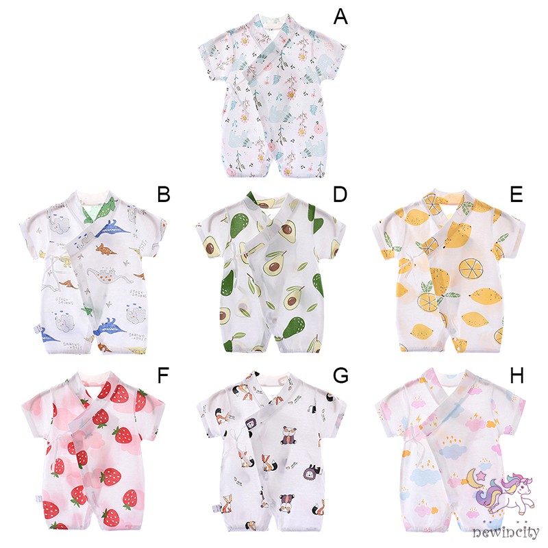 Áo liền quần Kiểu Kimono Cho Bé