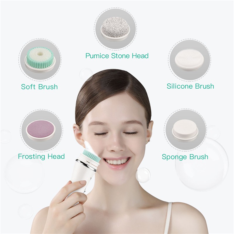 [Mã FMCGMALL - 8% đơn 250K] Máy rửa mặt CkeyiN MR525 5 trong 1 | BigBuy360 - bigbuy360.vn