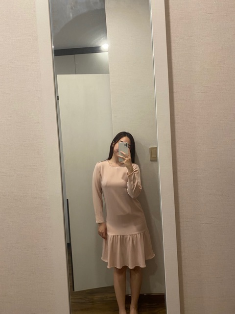 Đầm hồng pastel H&M