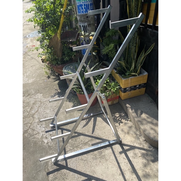Kệ Trồng Rau 5 Tầng Đỡ Chậu Dài Thông Minh
