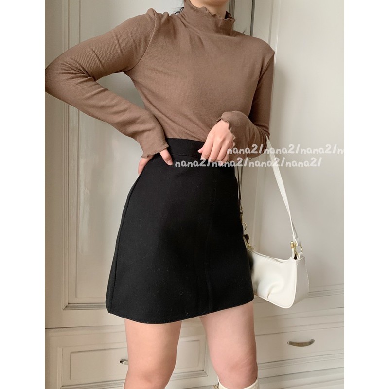 Áo thun cổ 3 phân bèo