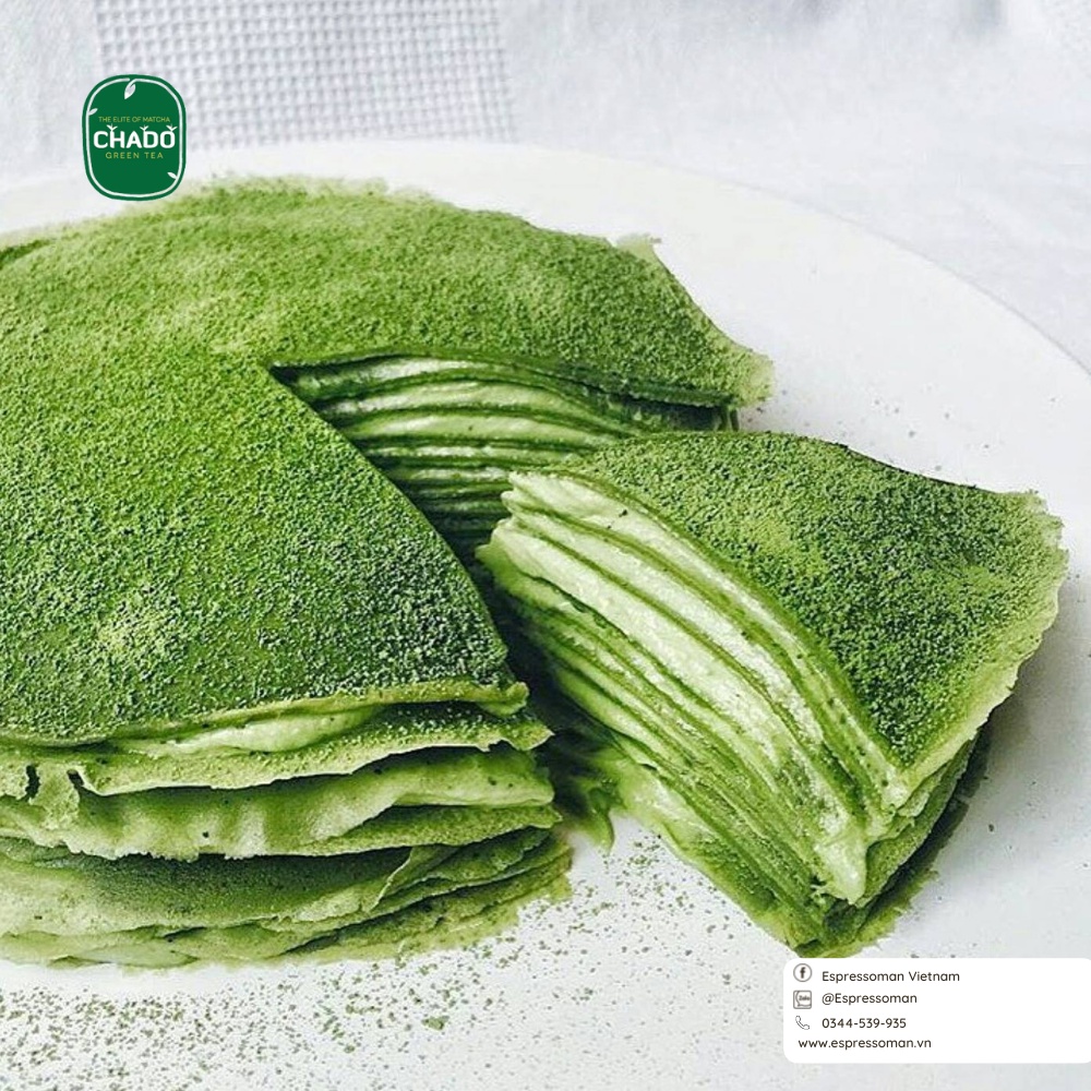 NAKA CHADO  - Bột Matcha Nguyên Chất - Lễ Đạo Trà Nhật Bản - Nguyên Liệu - Pha Chế - Làm Bánh