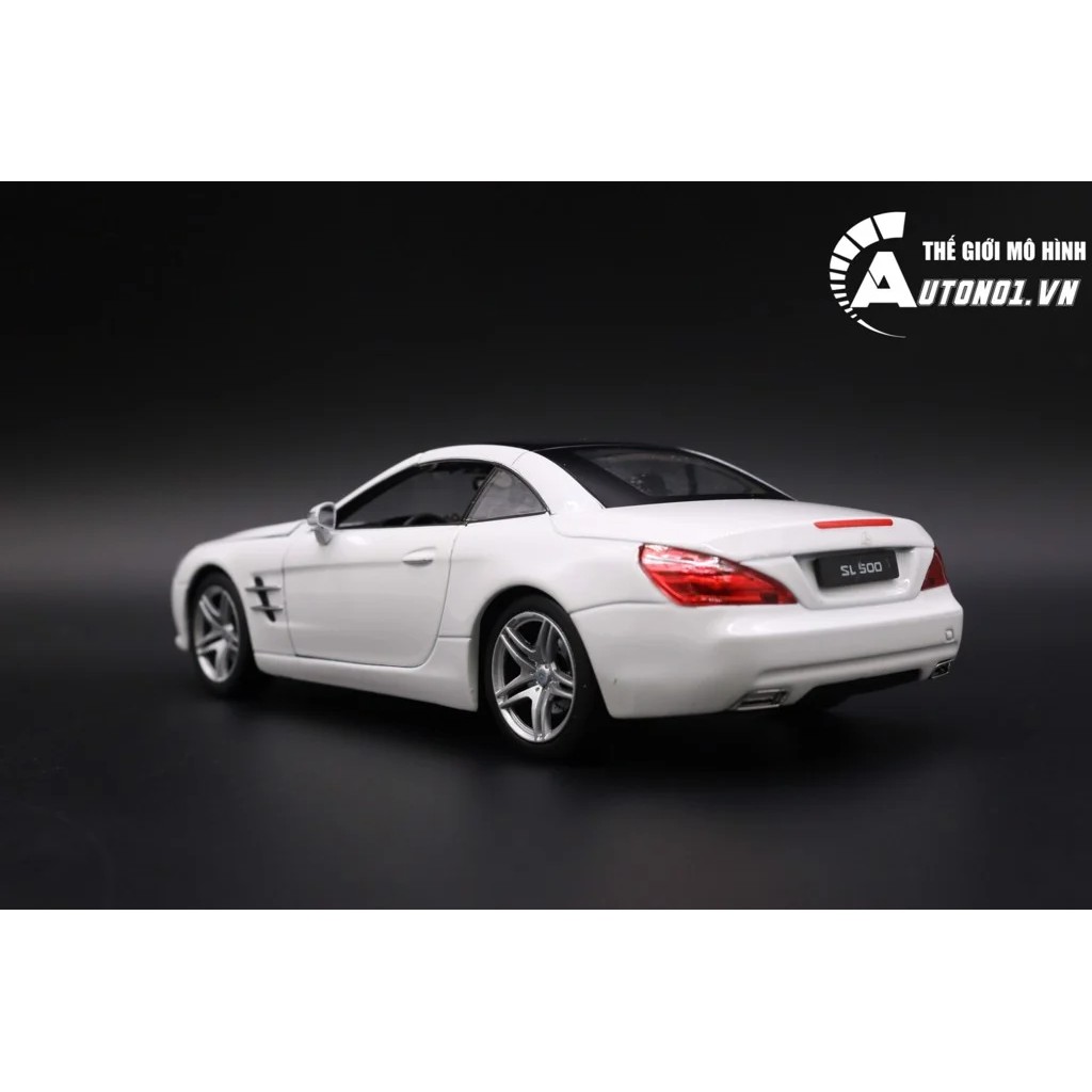 MÔ HÌNH XE MERCEDES SL500 2012 WHITE 1:24 WELLY 6666