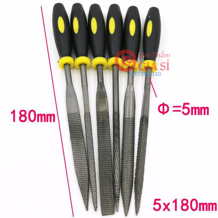 BỘ 6 dũa gỗ mini 180mm ❤️freeship❤️