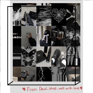 12 tấm Wall Collage keo sẵng bóc dán tường trang trí phòng ngủ - theme void