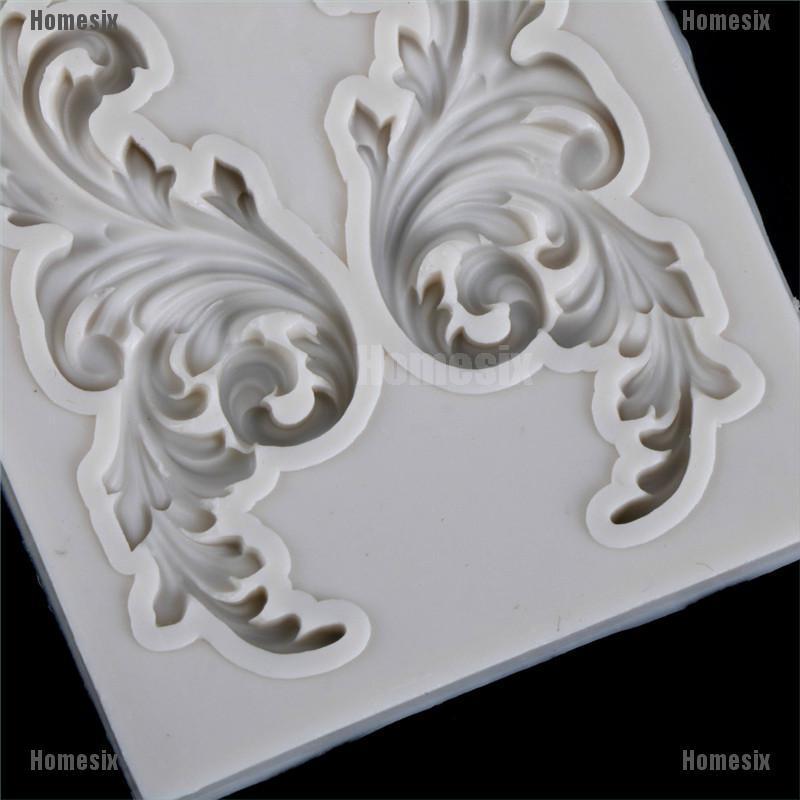 Khuôn Silicone Làm Bánh Tạo Hình Hoa Văn Độc Đáo Tiện Dụng