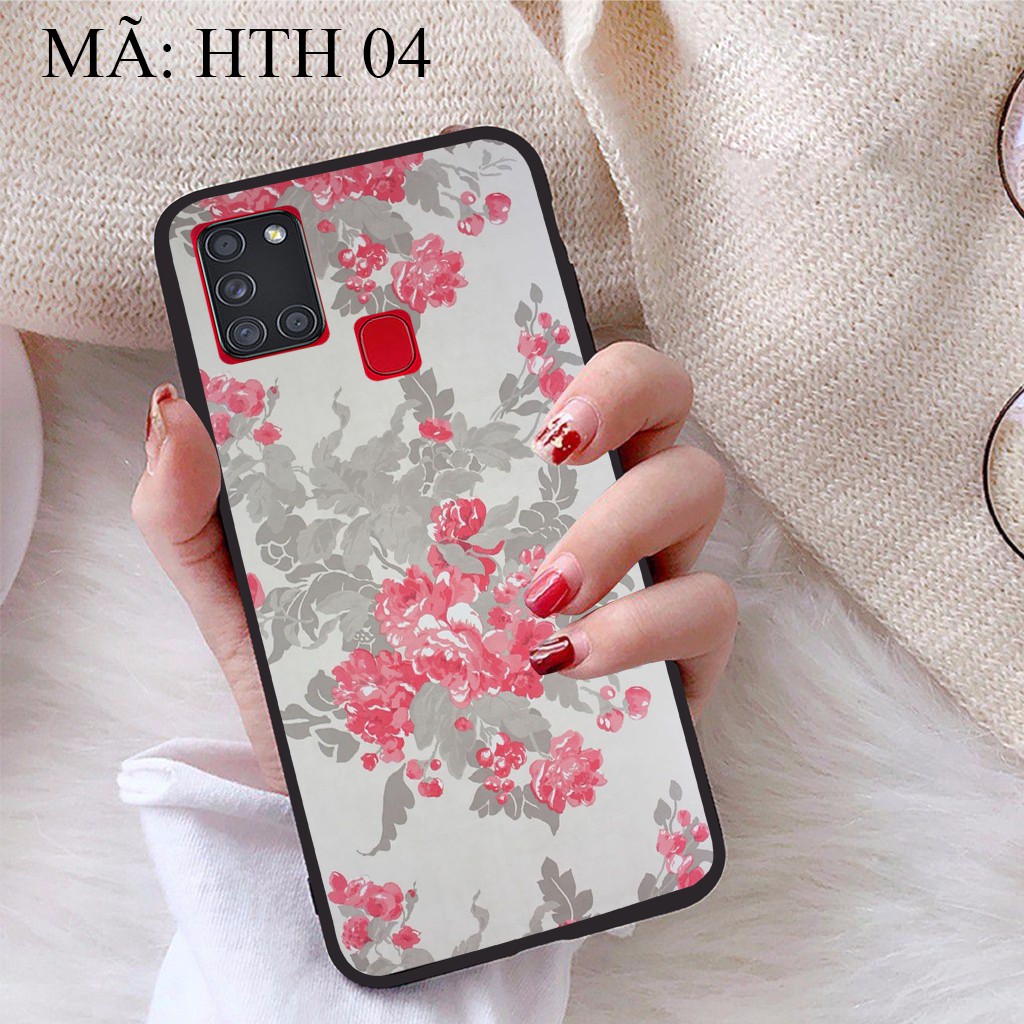 Ốp lưng Samsung Galaxy A21S viền dẻo TPU BST Hoạ Tiết Hoa