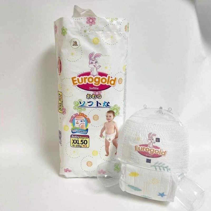 Bỉm quần eurosoft xuất nhật m100/l100/xl100/xxl100/xxxl100