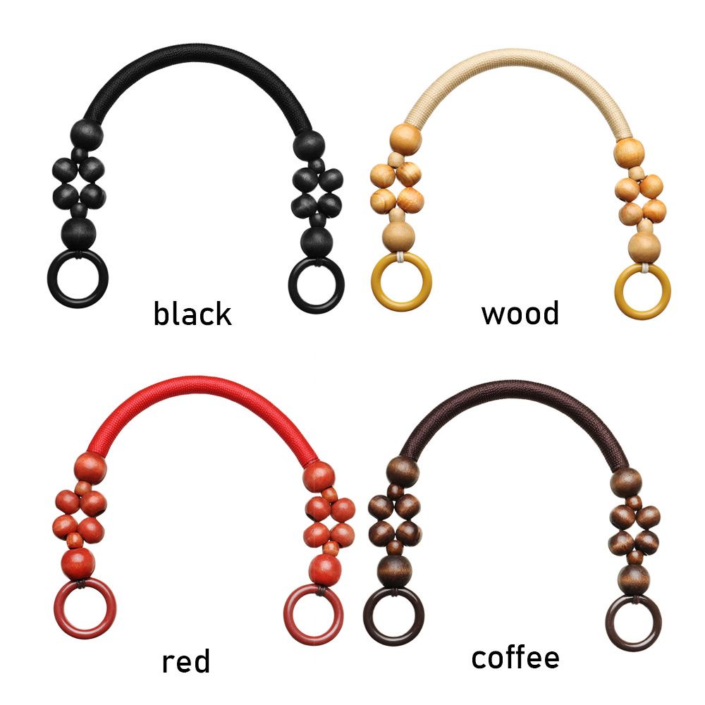 Dây đeo túi xách thay thế bằng gỗ nhiều màu thời trang MIHAN1 DIY